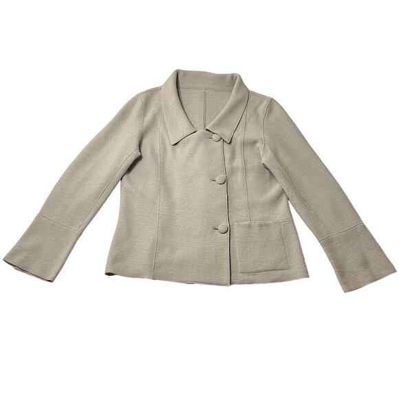 Beyond Threads Women's Alpaca Wool Blend Blazer Jacket Made in Peru Size Large - Picture 1 of 11